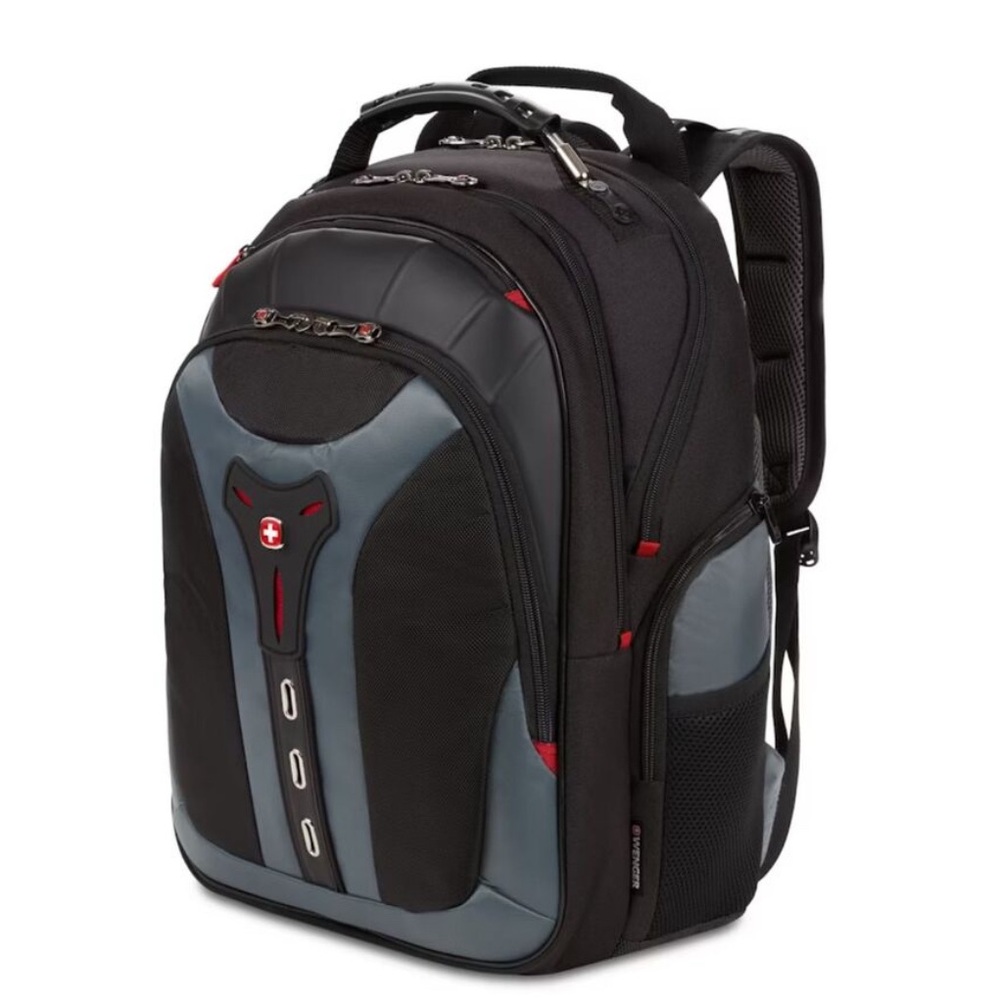 SwissGear Black and Gray Sporty Backpack